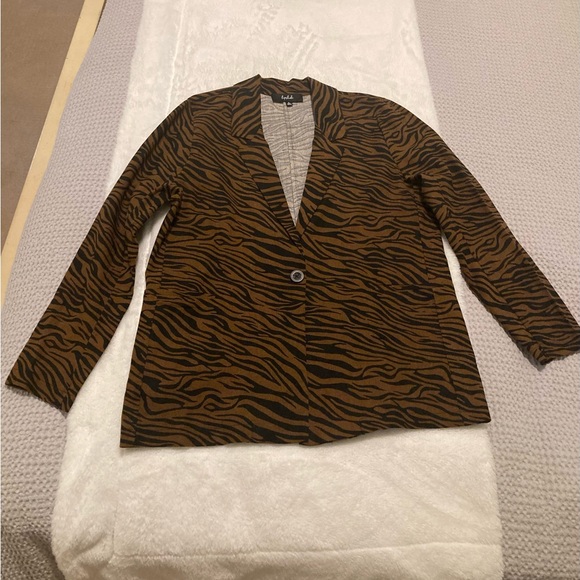 Lipslide zebra print blazer - Picture 3 of 4